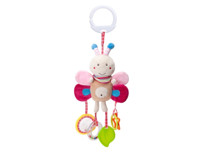 Bee Baby Plush Wind Chime Teething Pendant