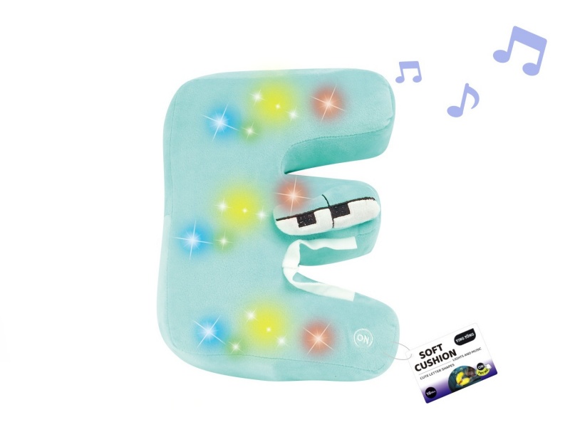 Alphabetic Plush Soothing Pillow - E