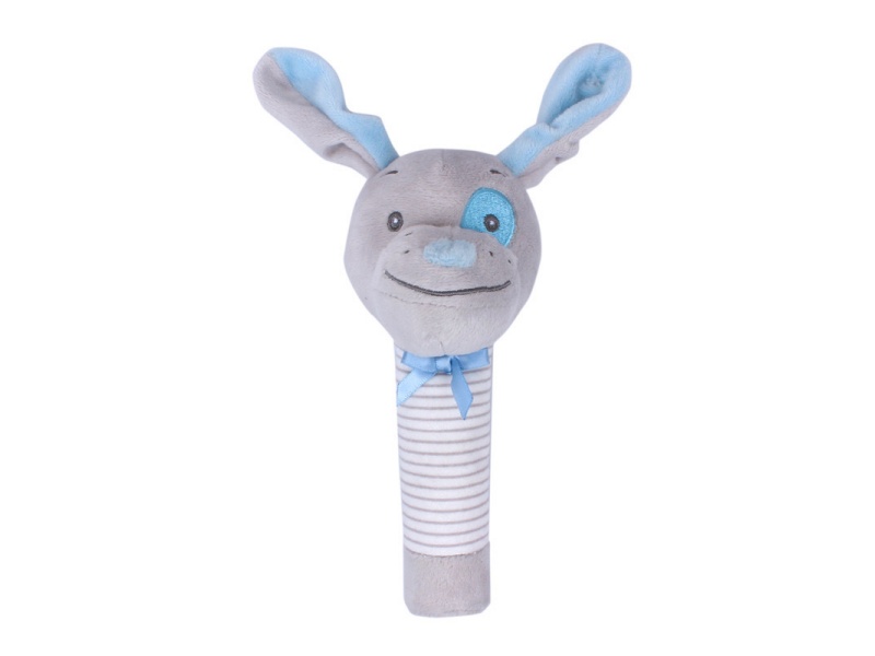 Bb Called The Puppy Baby To Soothe The Plush Rattle Stick