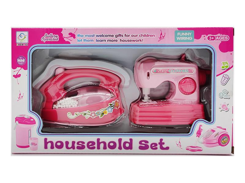 Sewing Machine + Electric Iron