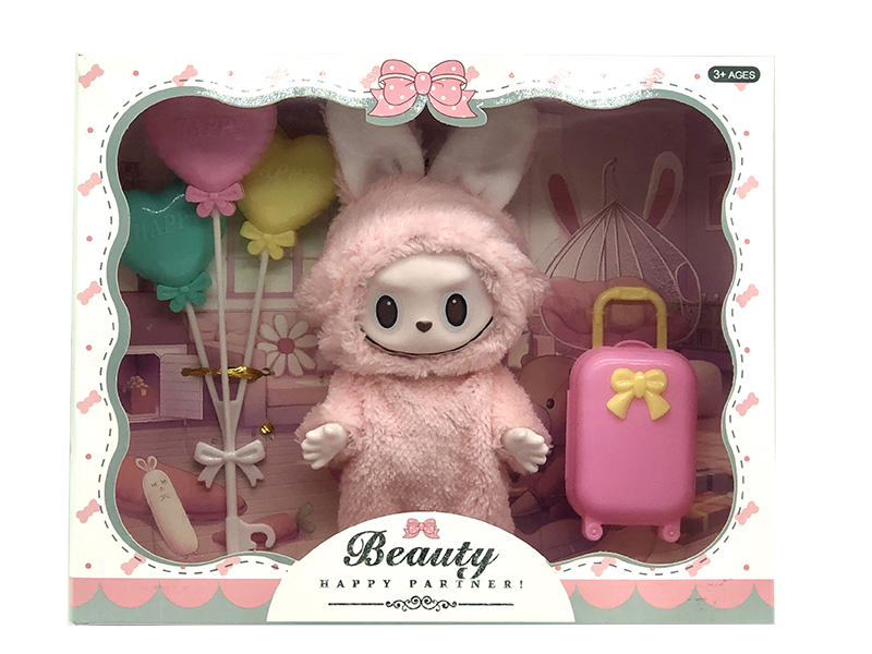 6" Solid Labubu Doll Set