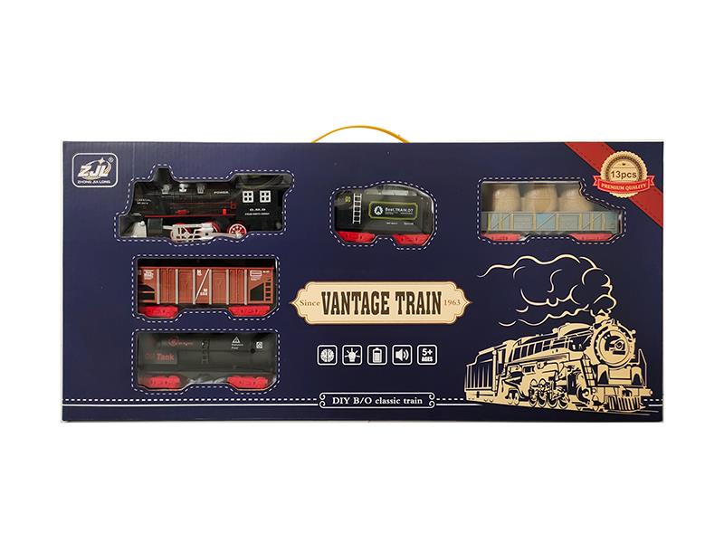 Retro Rail Train(Light + Sound)