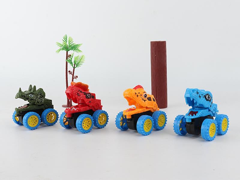 4PCS Animal Toy Car Set