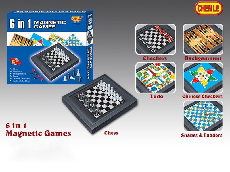 6-In-1 Magnetic Game