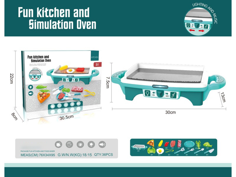 Play House, Small Household Appliances, Kitchen Toys, Smart Breakfast Stove Set