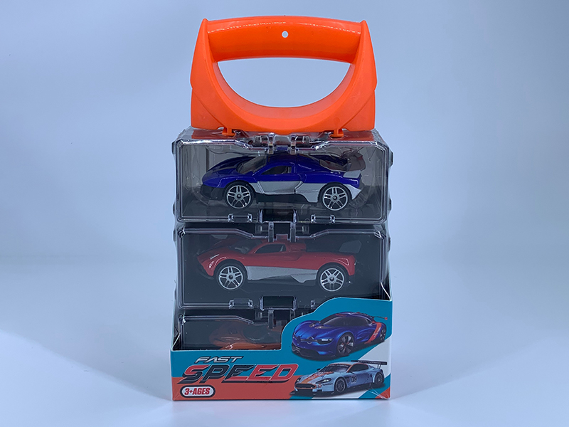 Portable Storage Box Alloy Cars Set