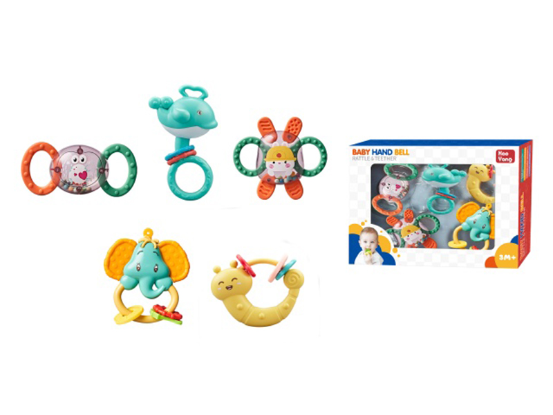 Baby Rattle & Teether 6pcs