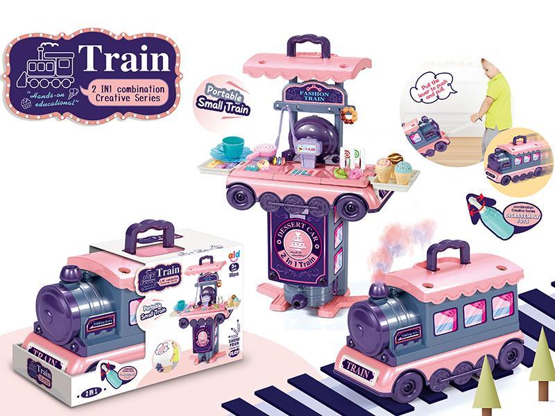 DIY Transformation Dessert Train 66pcs