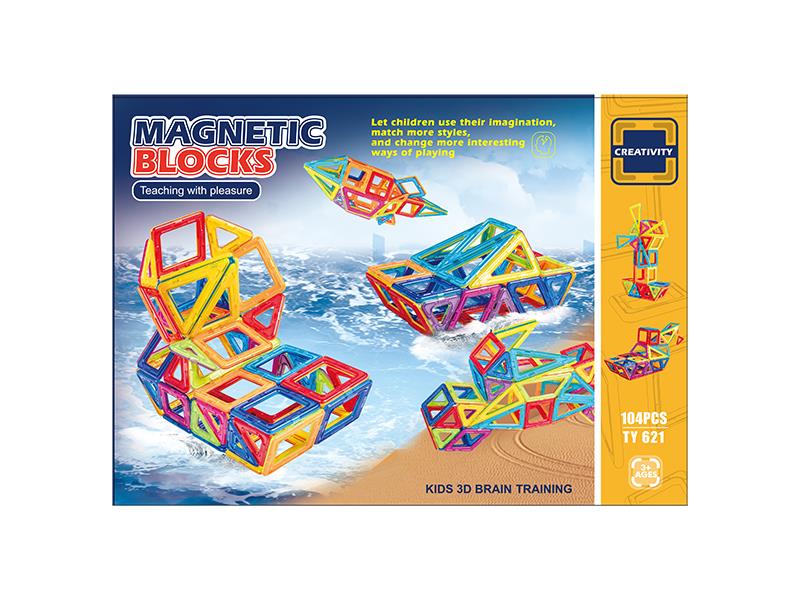 Magnetic Building Blocks 104pcs