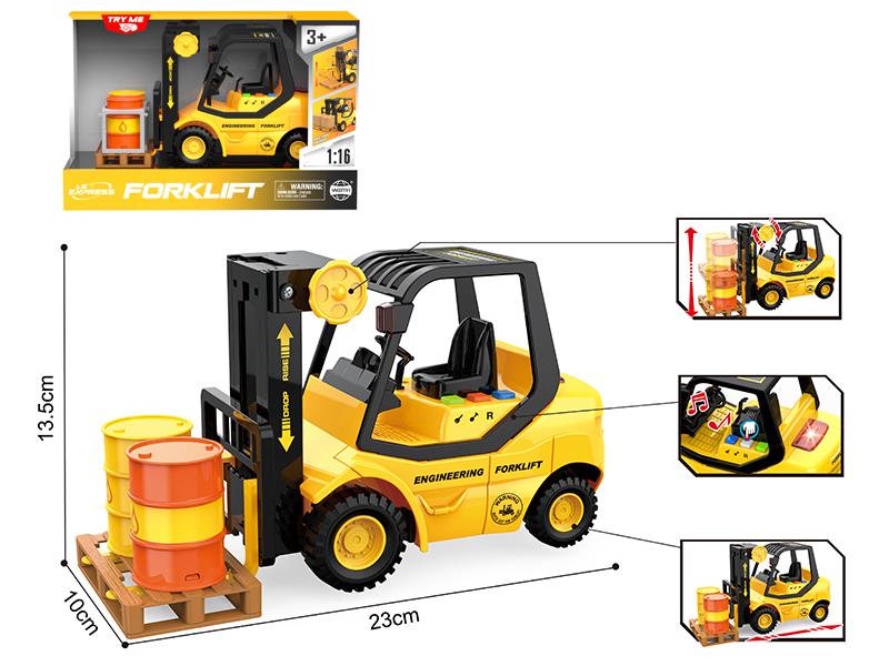 1:16 Friction Forklift(Sound And Light)