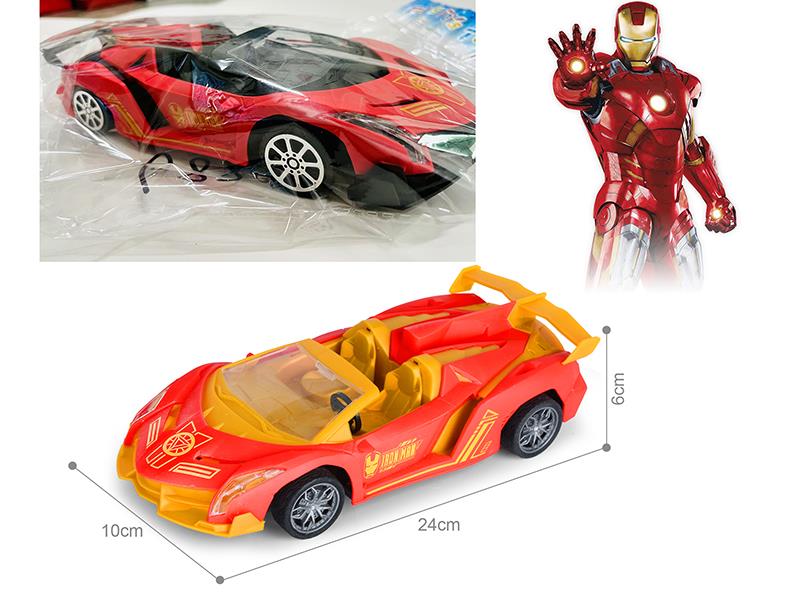 1:18 Iron Man Friction Lamborghini Convertible Car