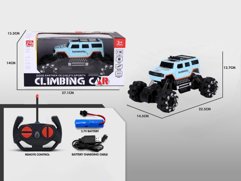 1:18 Bay Color Remote Control Climbing Car