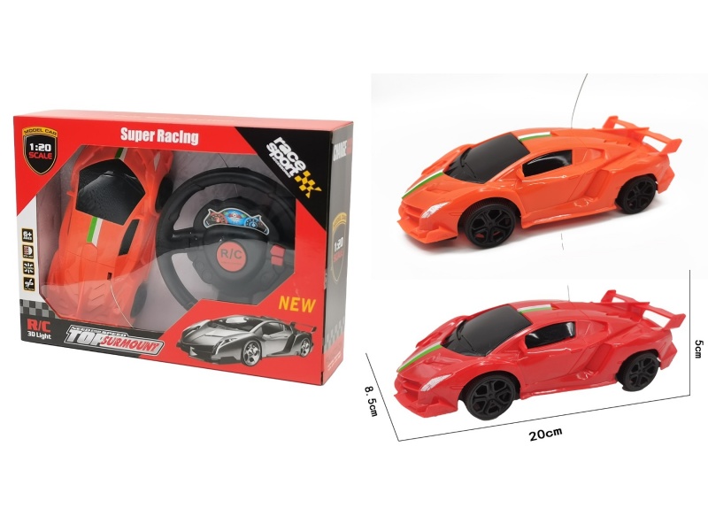 The Two-Pass Lamborghini Remote Control Car Steering Wheel Remote Control Does Not Include Power