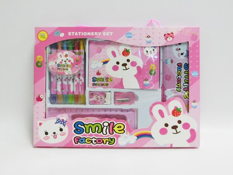 Little White Rabbit Stationery Set