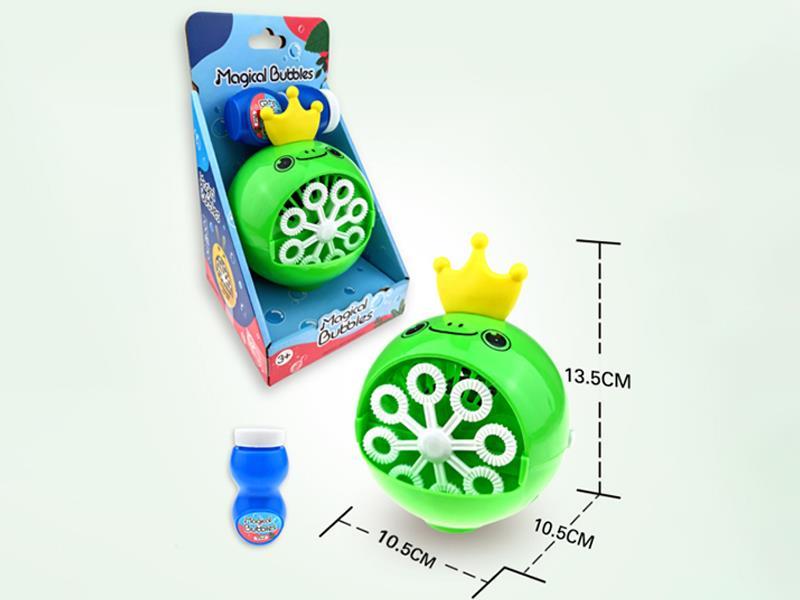 Frog Bubble Machine + Bubble Water 60Ml
