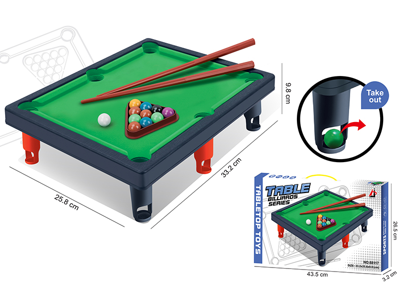 Flocked Billiards Table Toy
