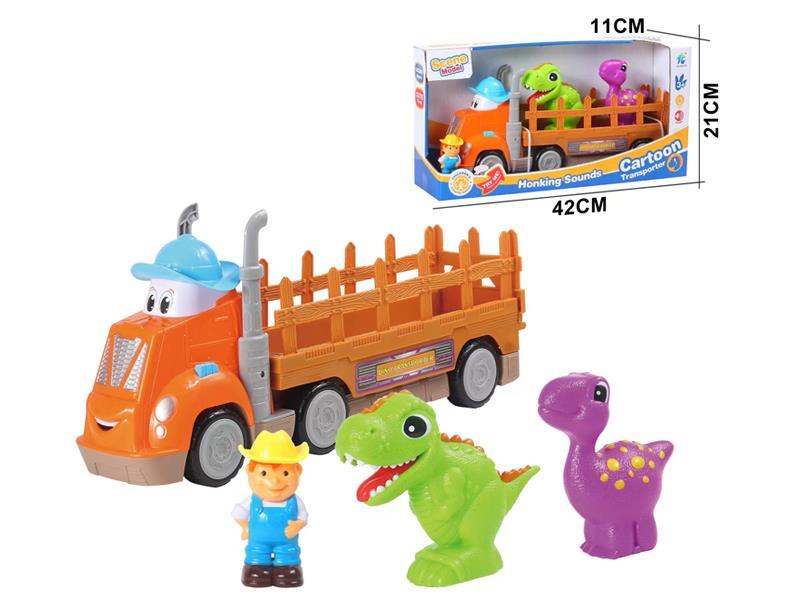 Cartoon Slide Transport Set With Light And Sound