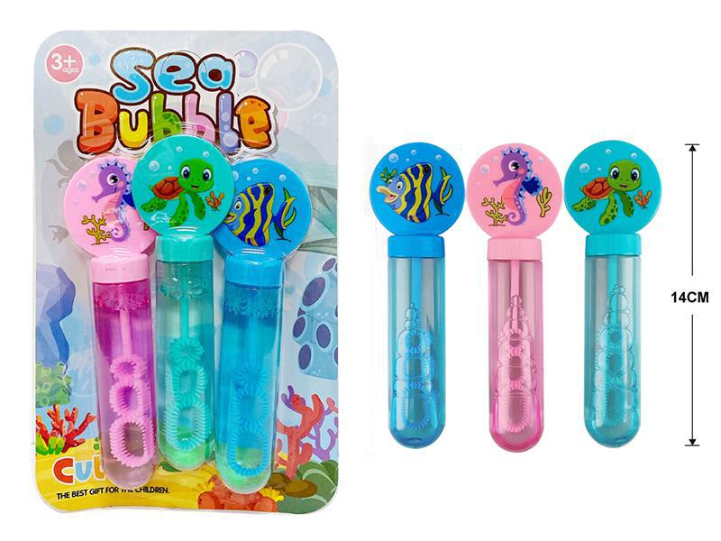 Cartoon Undersea World Bubble Stick 3pcs