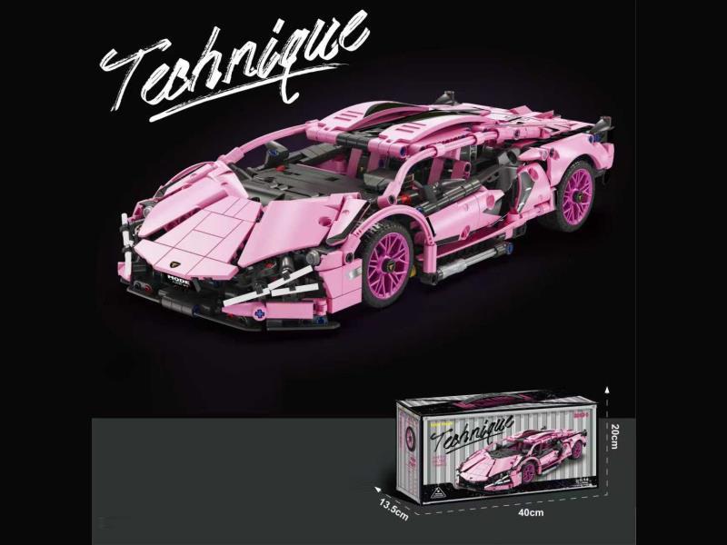 1:14 Drifting Edition Little Pink Bull [In English Container Box]1280 Pieces