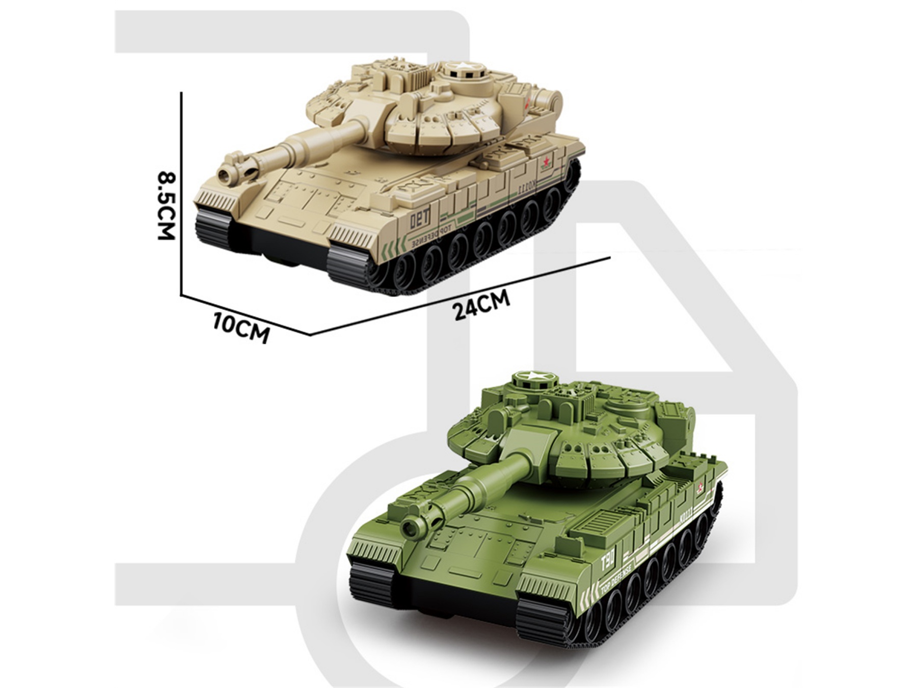 Inertial Military Tank
