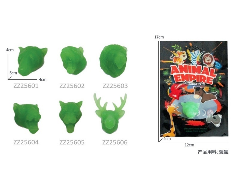 Fluorescent Animal Fridge Magnets - Bengal Tigers