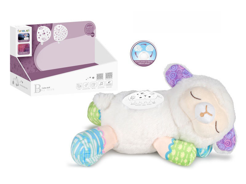 Rechargeable Ai Smart Crying Recognition Soothing Night Light & Projector (Sheep)