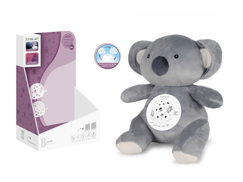 Rechargeable Ai Smart Crying Recognition Soothing Night Light & Projector (Koala)