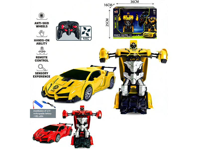 One Key To Transformation Remote Control Car