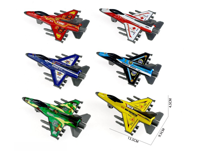 Pull Back Iron Warplane 1PCS