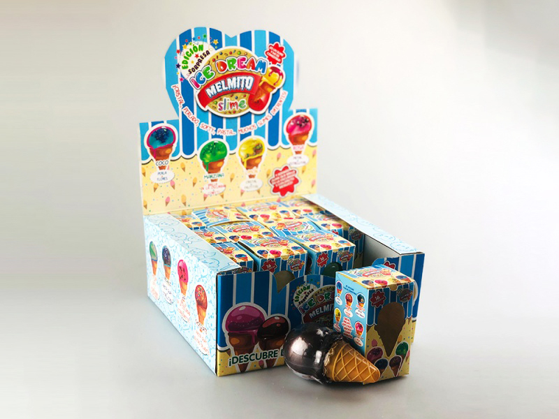 Crystal Mud Putty Large Ice Cream With Pearlescent Luster