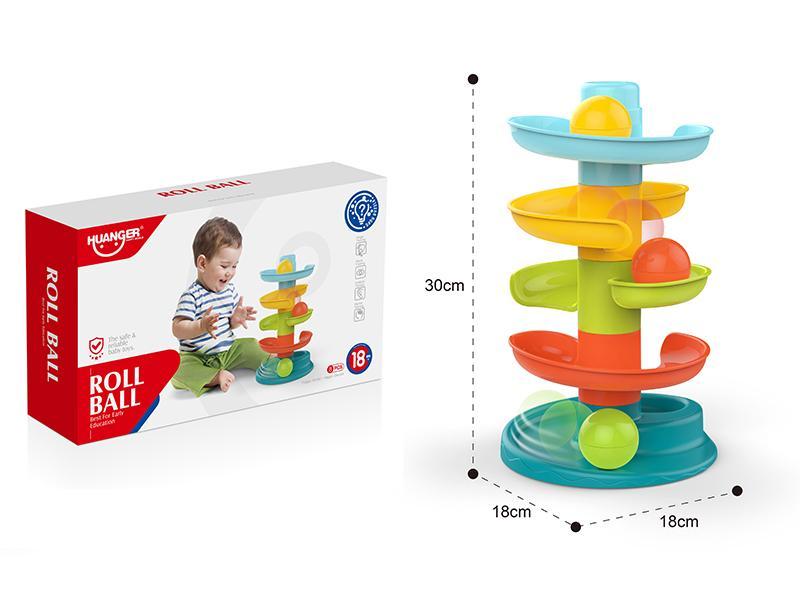 Colorful Track Roll Ball