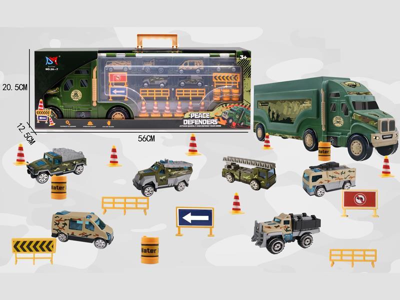 Military Trailer With Alloy Car