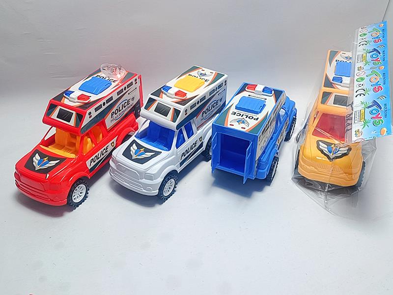 Pull The Wire Lights Police Cars