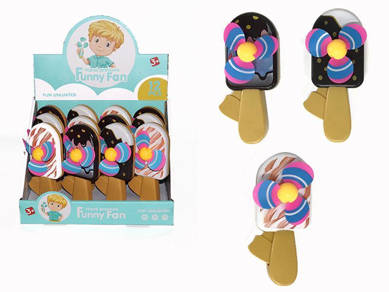 Hand Press Fan 12pcs/box