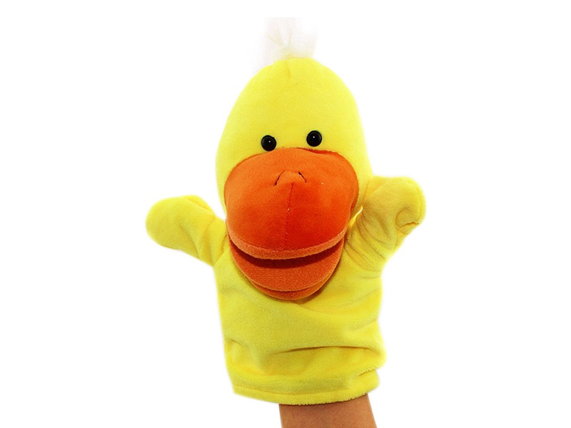 Duck Cartoon Animal Hand Puppet Plush Doll
