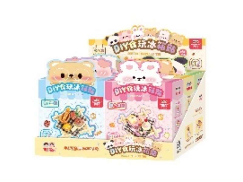 Seven-color glass ice cube lamp