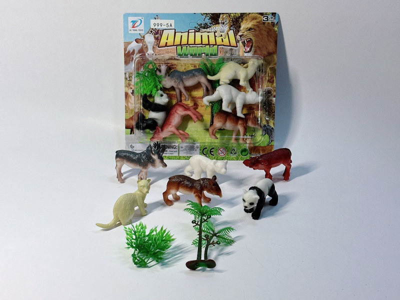 Pvc Simulation Wildlife 8Pcs
