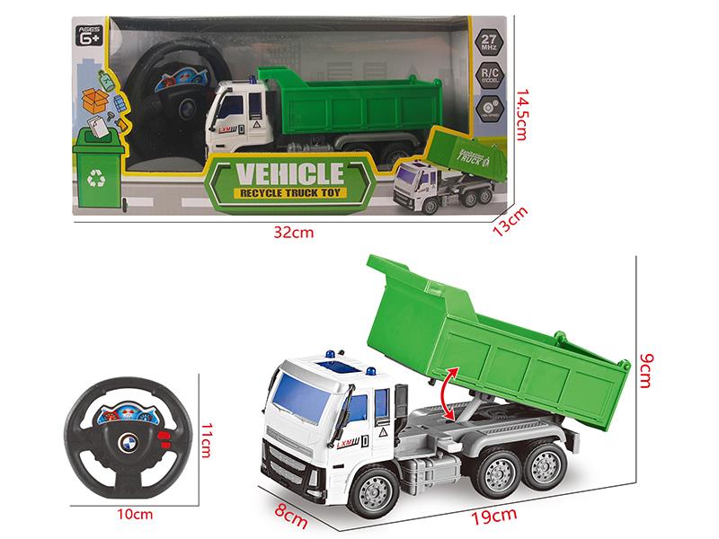 2-Channel Remote Control Garbage Truck