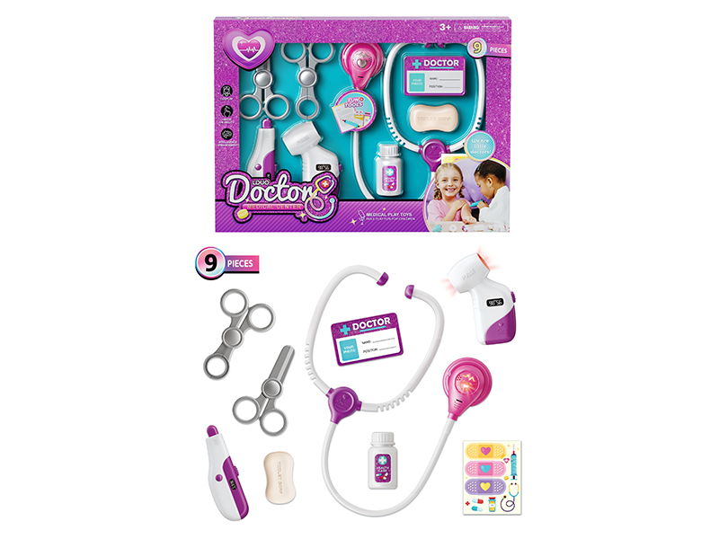 Doctor Set With Light And Sound (9PCS)