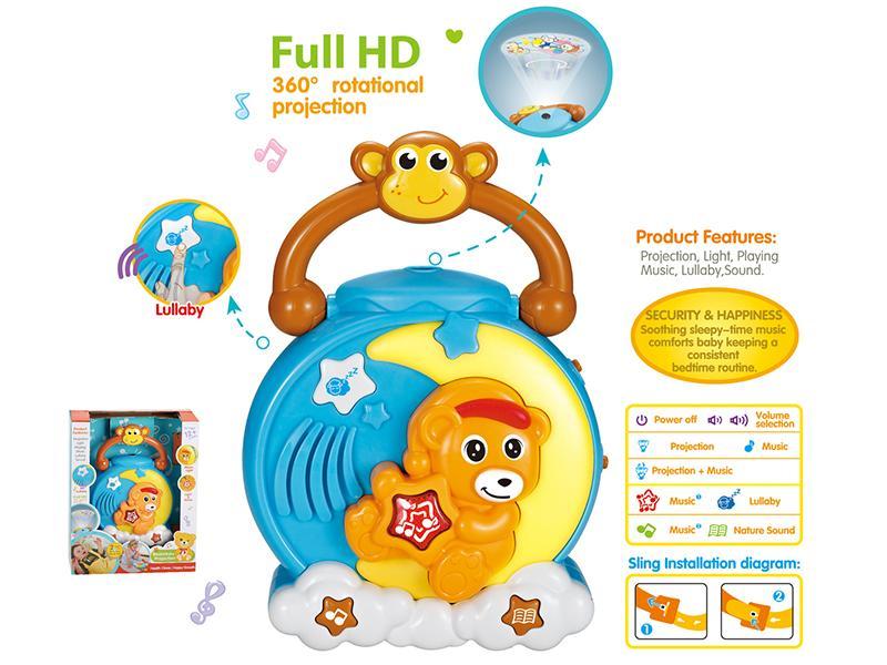 Rotating Projection Moon Bear