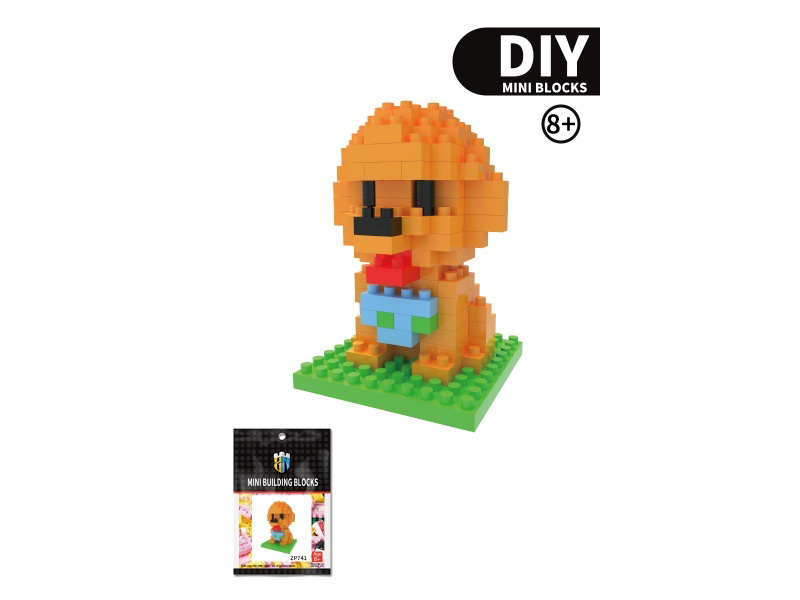 Teddy Dog Building Blocks Dog Series 128 PCS