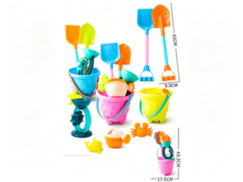 A Seven-Piece Beach Set