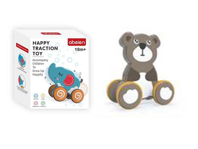 Happy Traction Toy - Bear