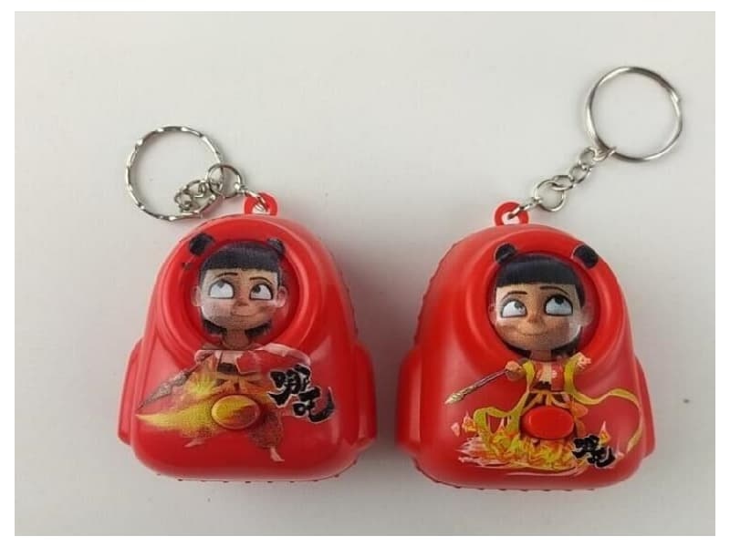 Nezha Backpack Changing Face (red)