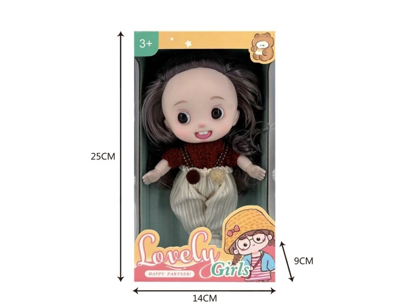 22Cm 3D Real Eye Fun Doll
