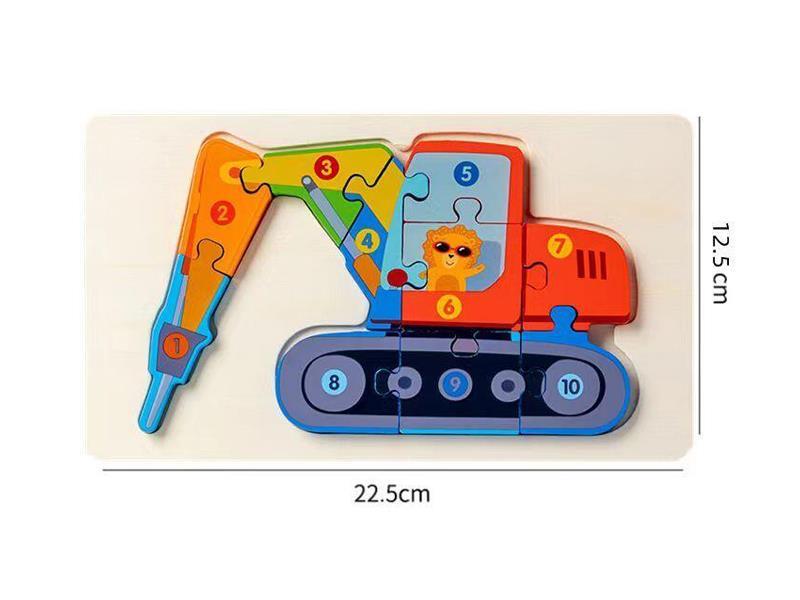 Wooden Assembly Engineering Vehicle (Pile Driver)