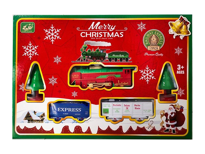 Christmas B/O Rail Train(With Lights)