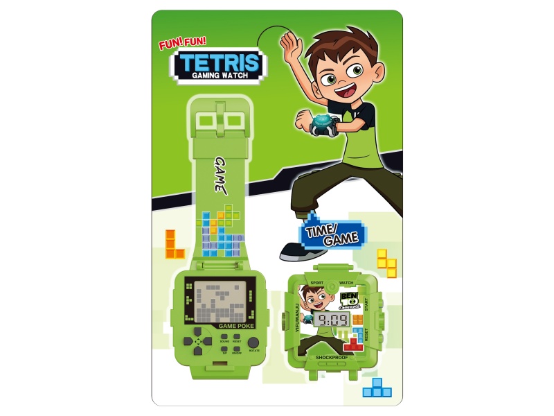 BEN10 Tetris Game Electronic Watch
