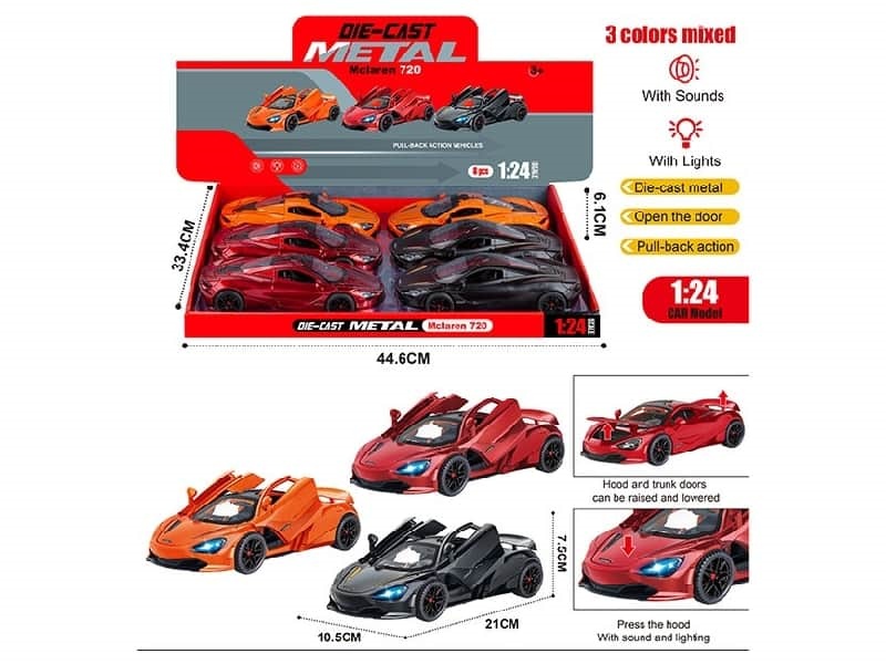 1:24 McLaren Alloy Car