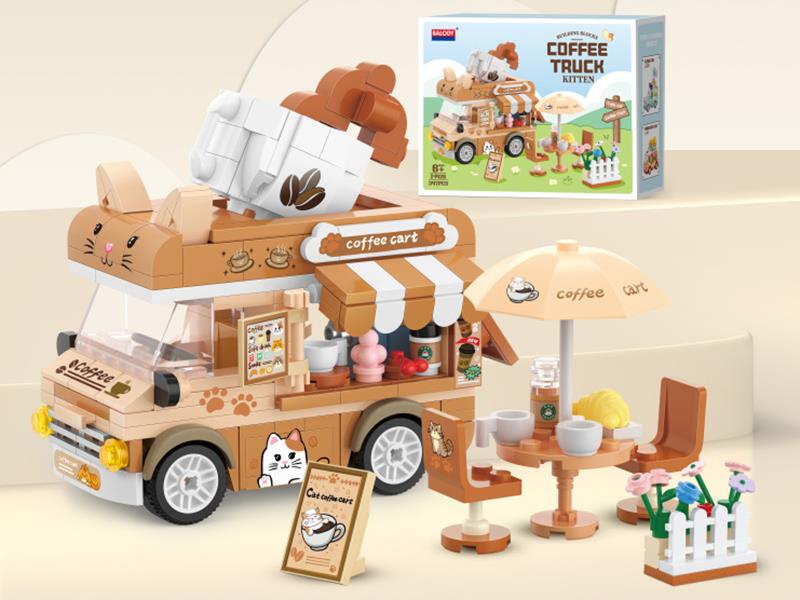 Coffee Truck Building Blocks 347pcs